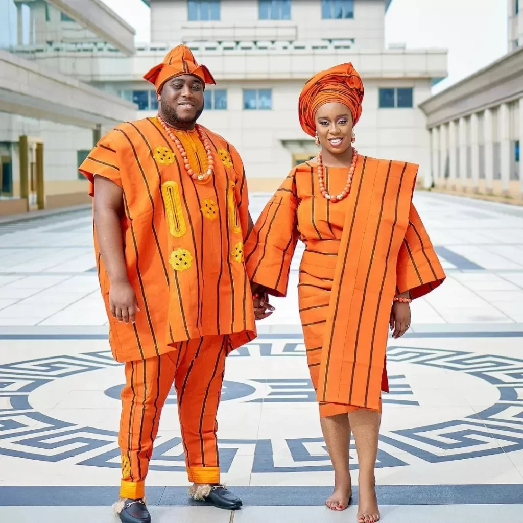 Yoruba Introduction Outfits for Couples