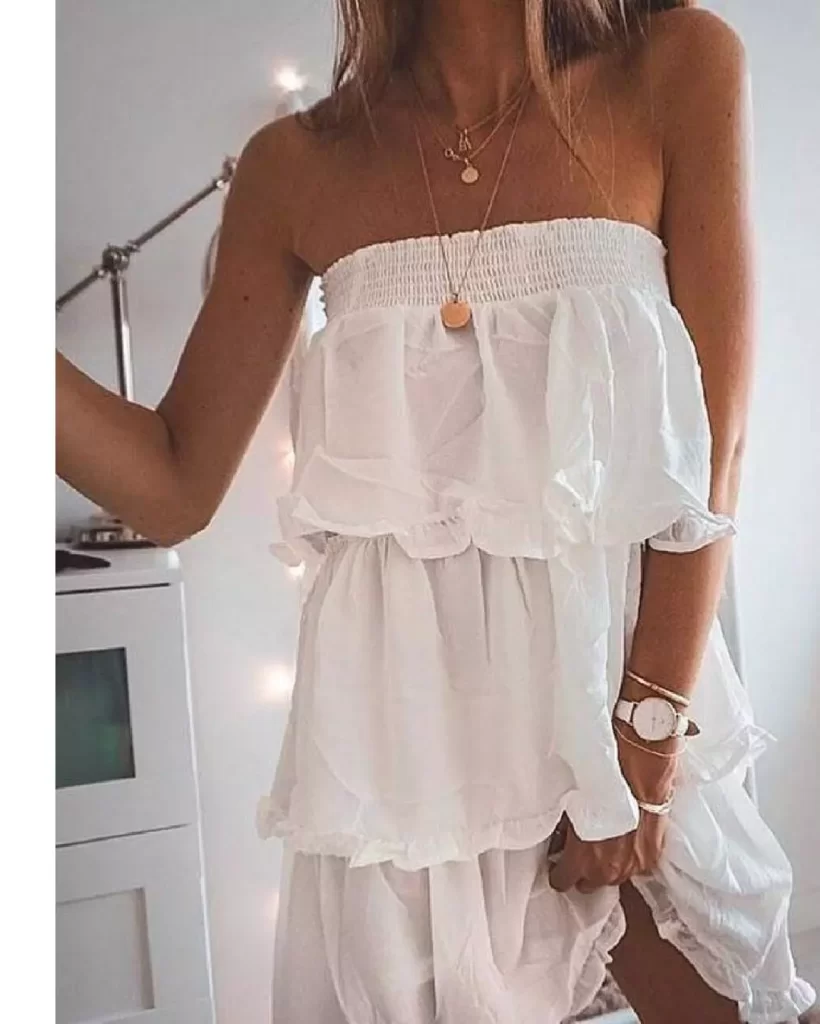 Sleeveless Carribean Dress for Boho Wears
