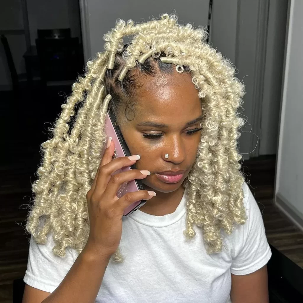 Butterfly locs hairstyles with frontals
