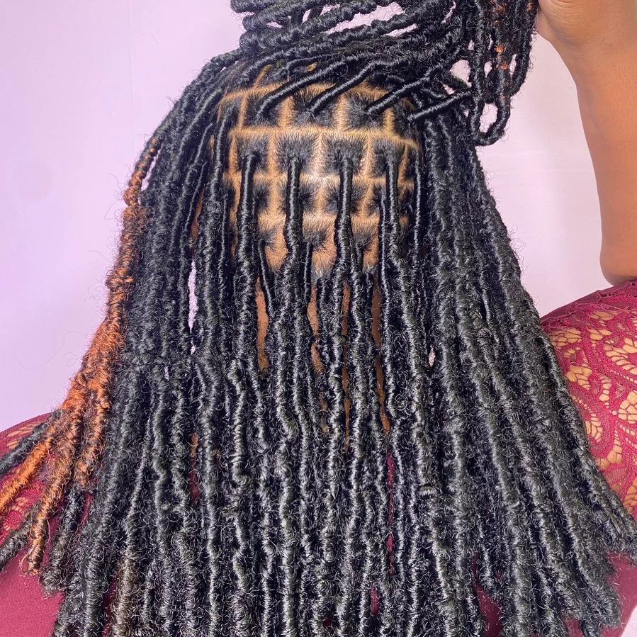 Shoulder length reggae locs