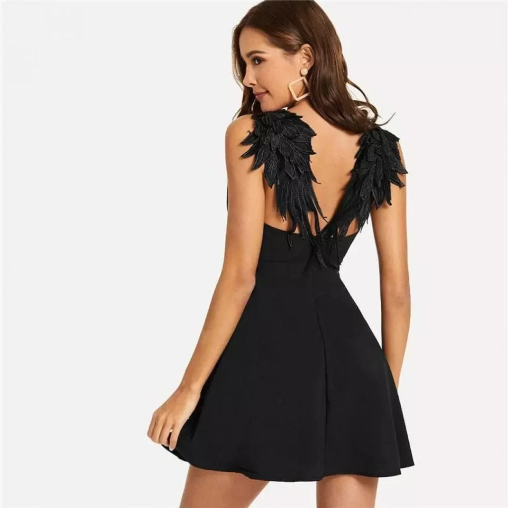 Pretty Short Black Dress