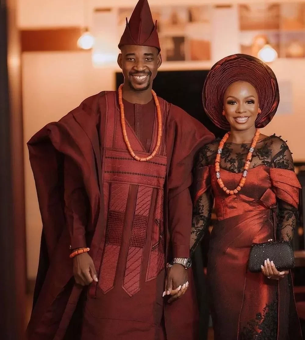 Yoruba Introduction Outfits for Couples