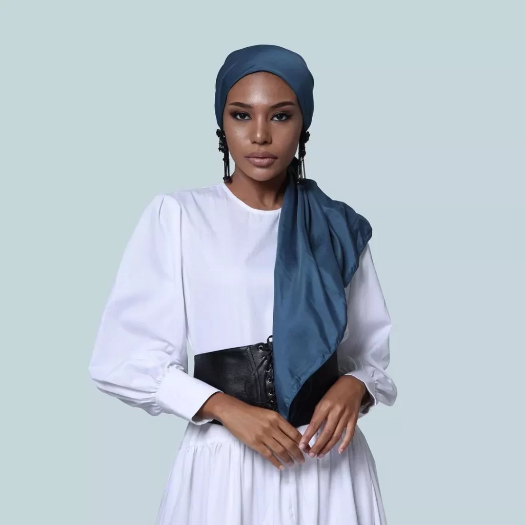 How to style a head scarf