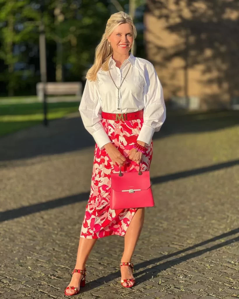 How to wear midi skirts