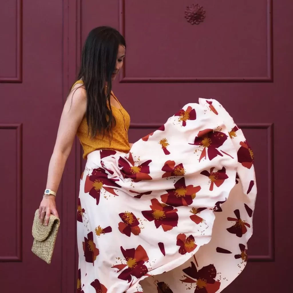 how to wear a midi skirt