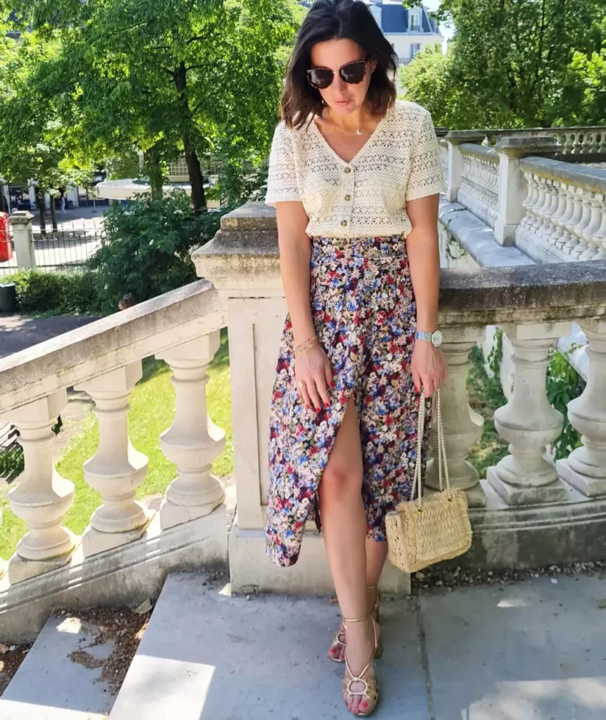 how to wear a midi skirt