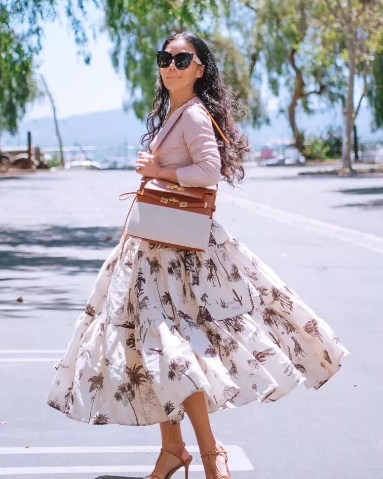 How to wear midi skirts