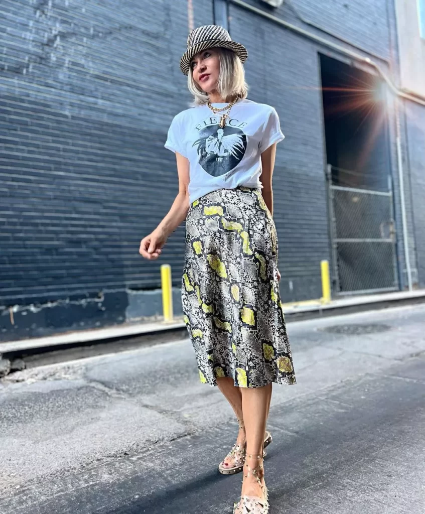 How to wear midi skirts