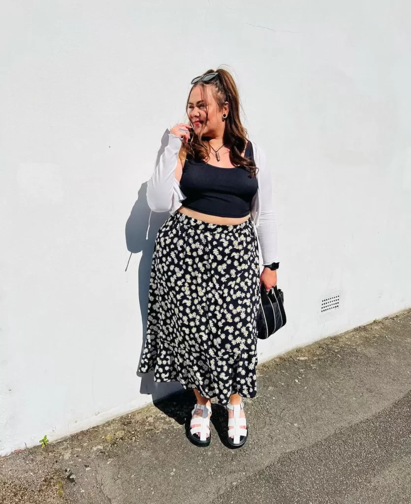 How to wear midi skirts