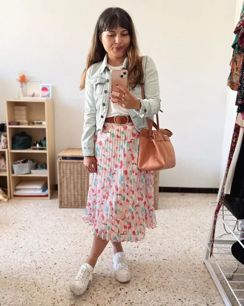 How to wear midi skirts