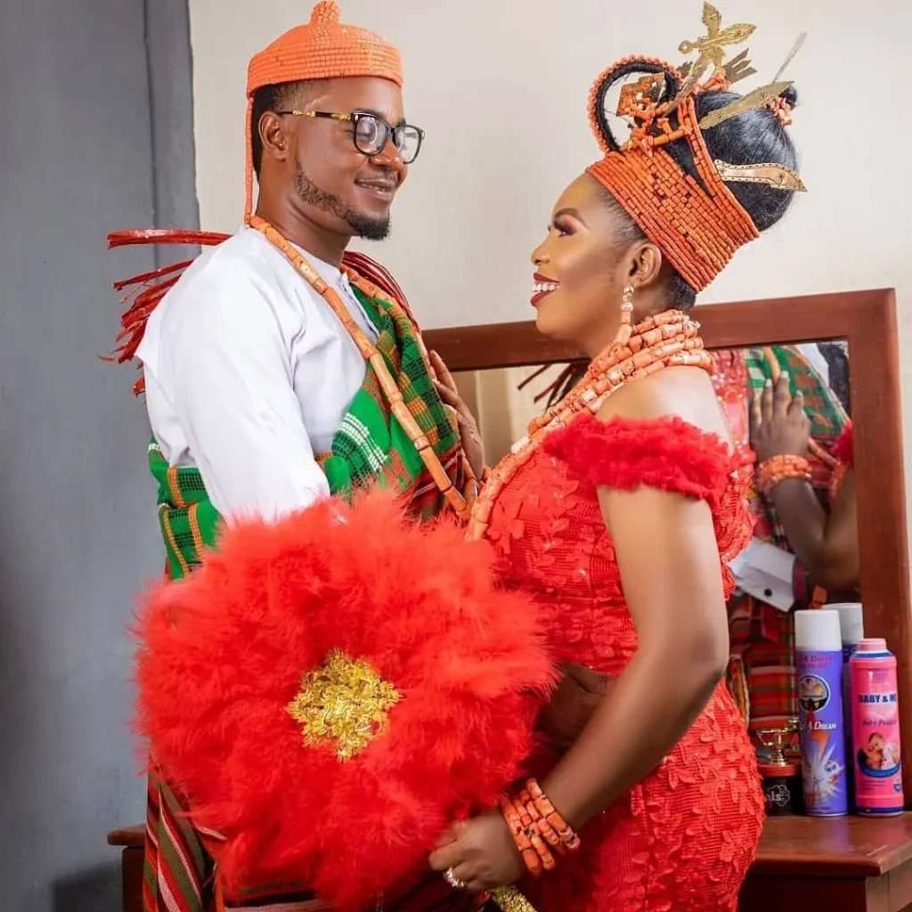 Esan traditional wedding attire