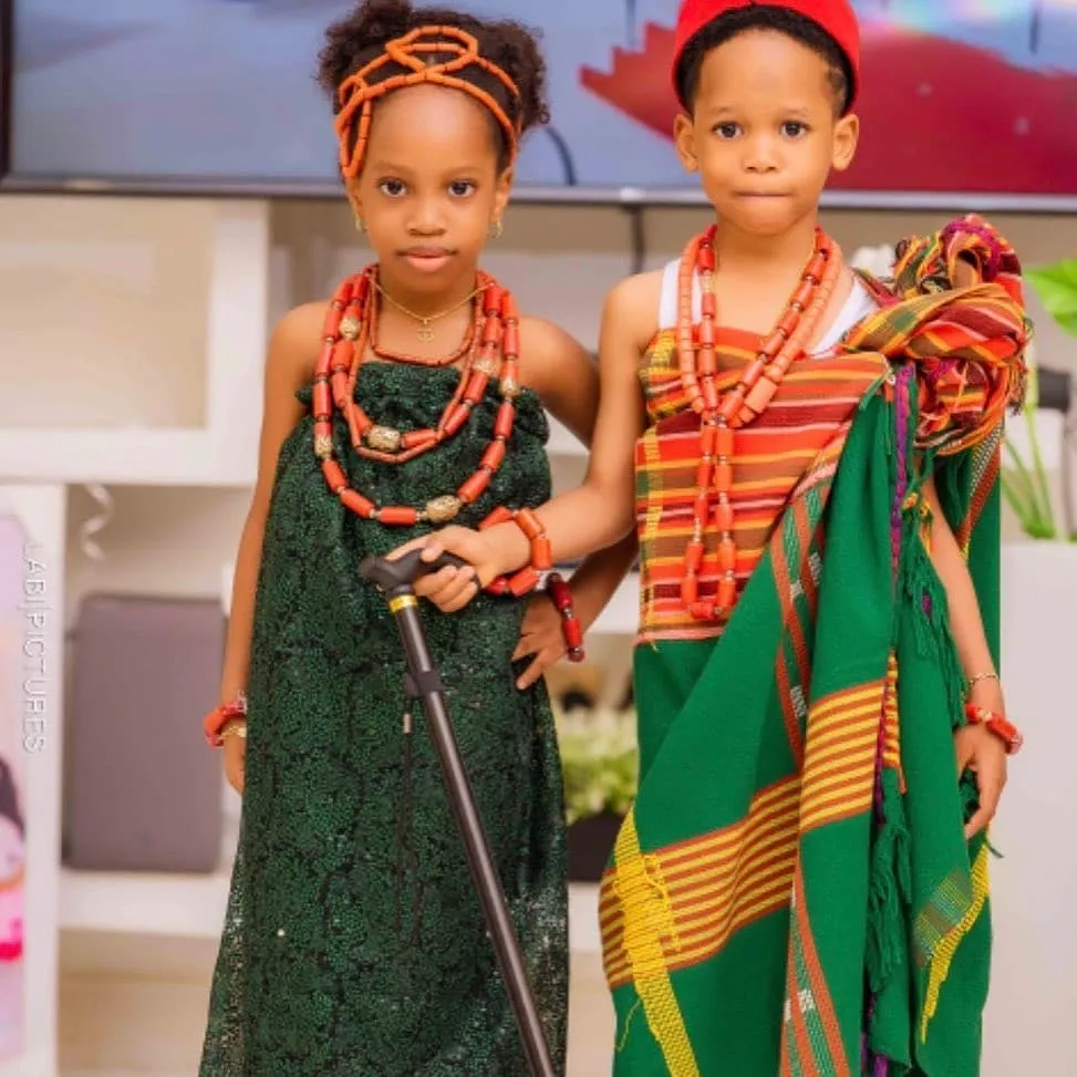 beautiful traditional attire of the Edo people
