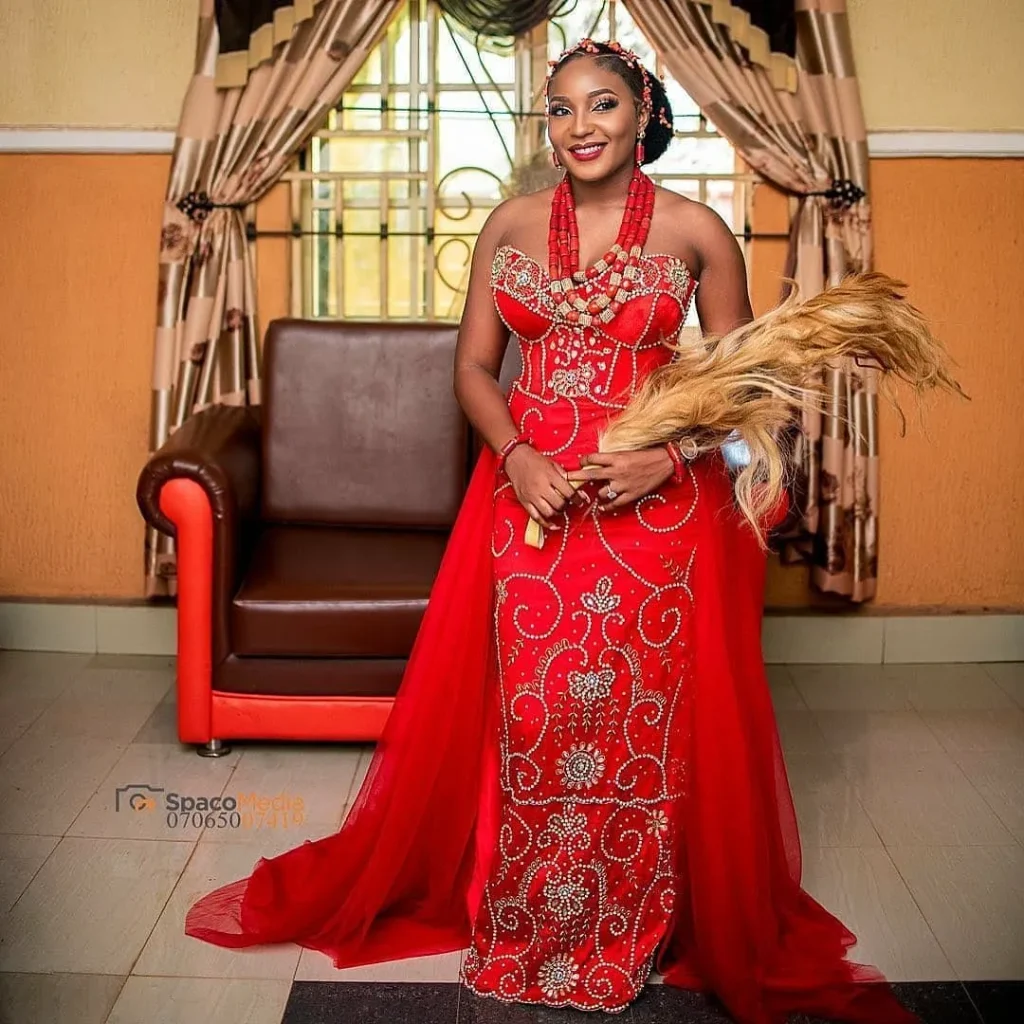 beautiful traditional attire of the Edo people