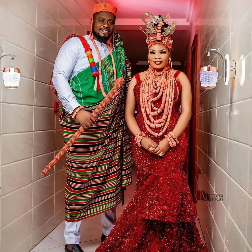 Coral Beads for Esan brides
