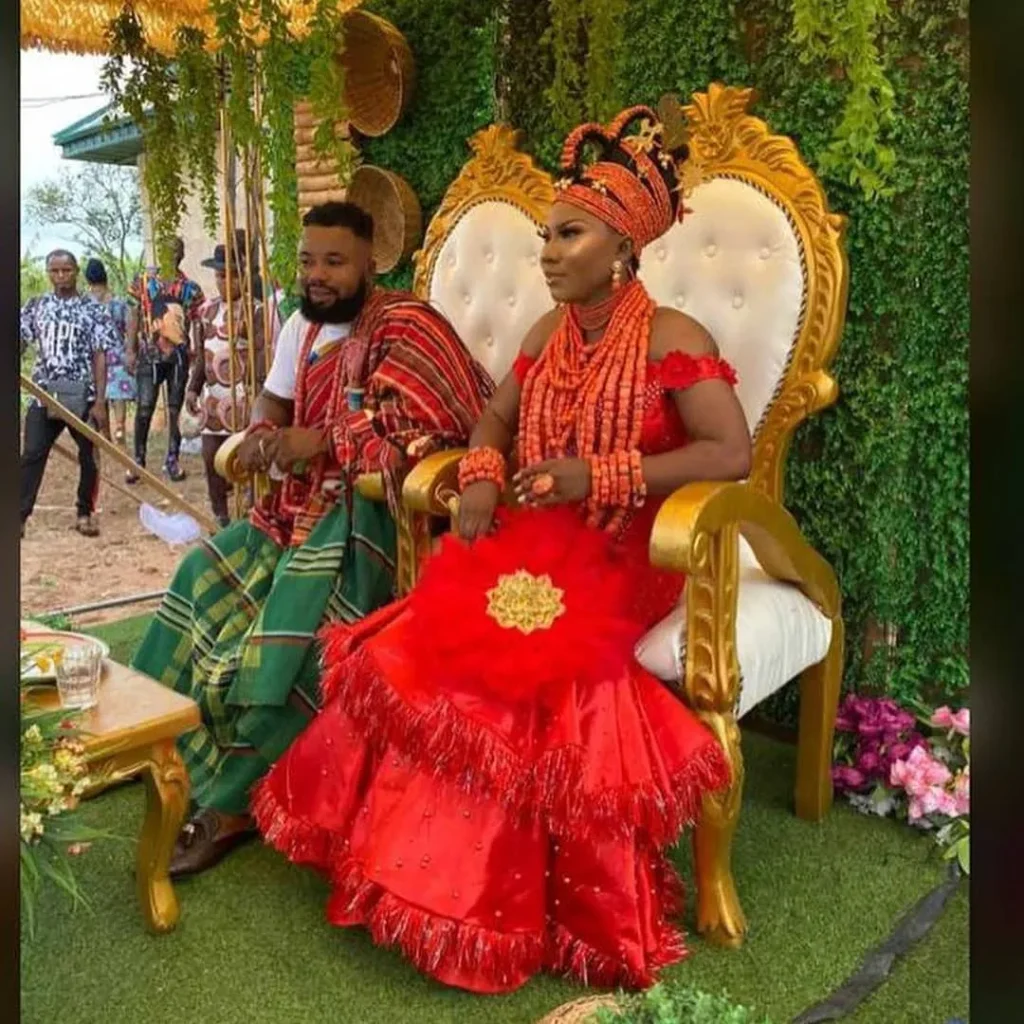 Esan traditional wedding attire