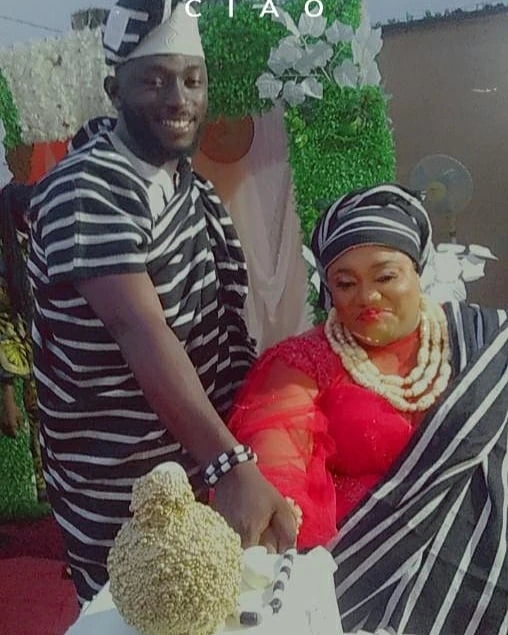 Tiv traditional marriage outfits for the bride and groom
