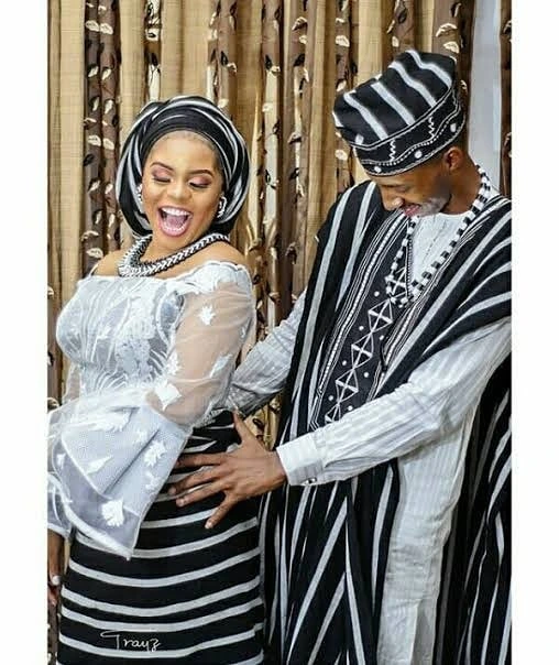 Komole made from Aso oke for tiv bride