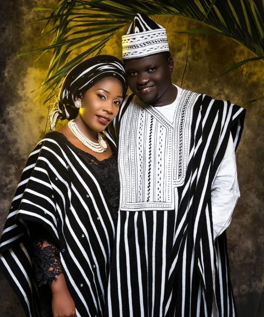 Tiv print agbada for men