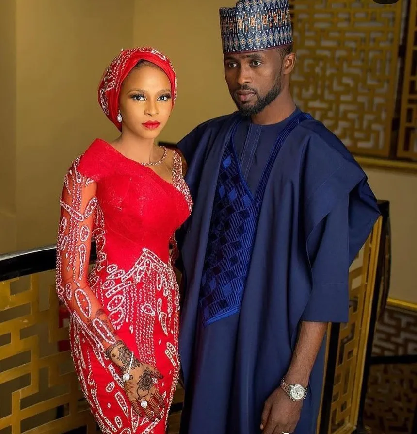 Wedding gown for Hausa brides