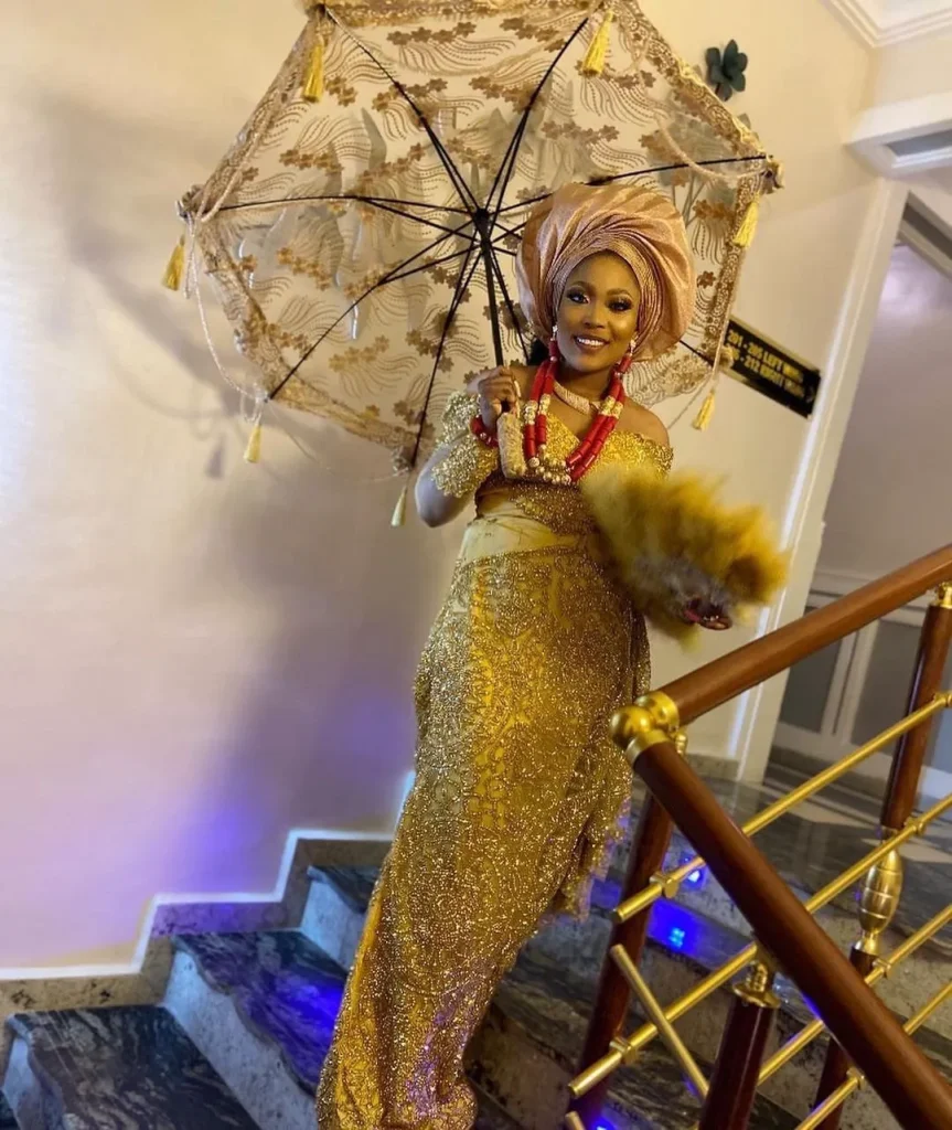 African bride's attire