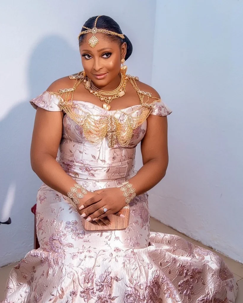 Itsekiri bride in her beauty