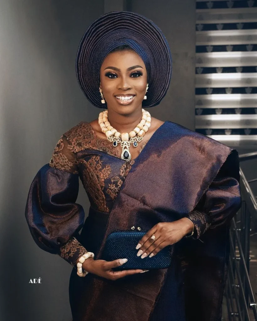 Yoruba Traditional Wedding Attire styles for ladies 