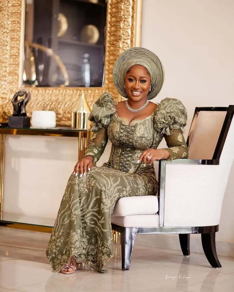 Yoruba Traditional wedding clothing for bride to be