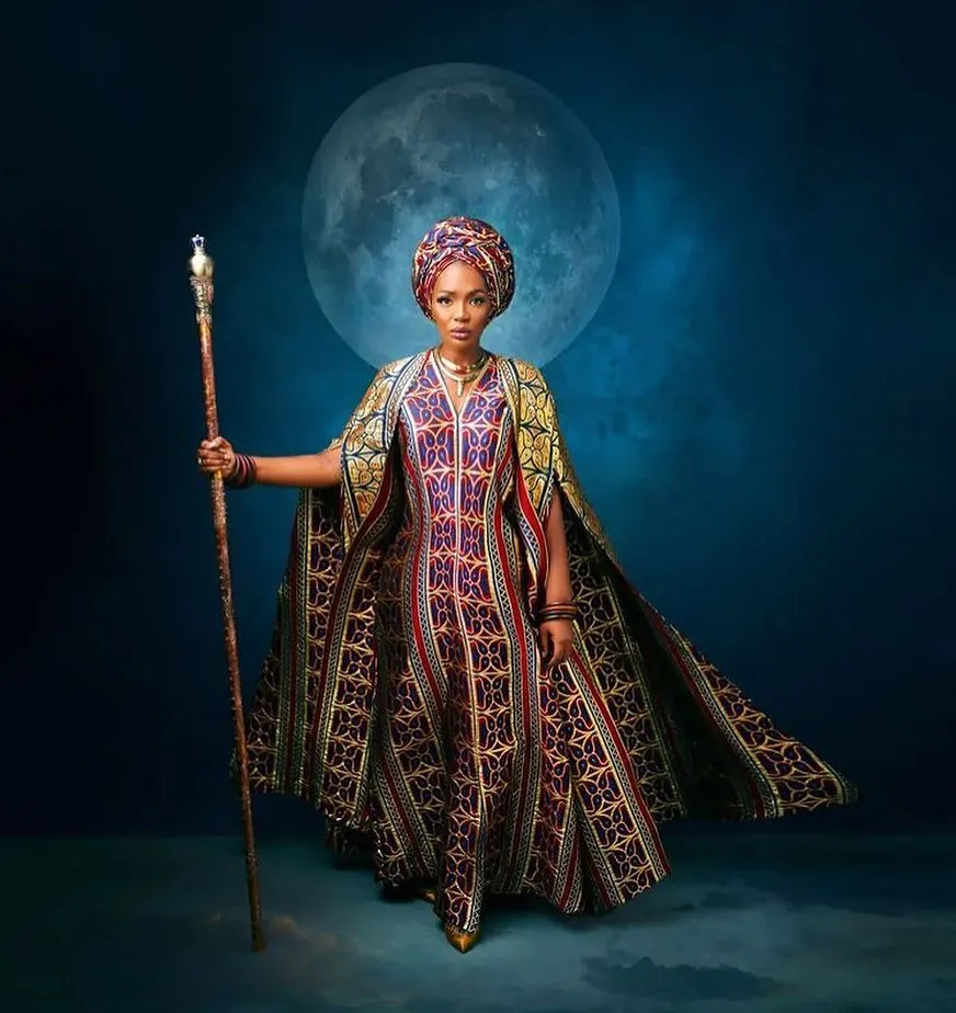Itsekiri female traditional dress