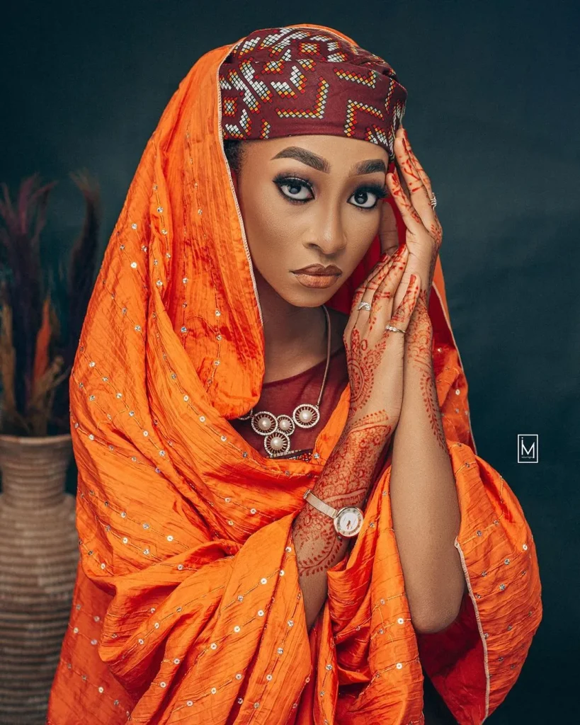Ankara styles for Fulani wedding