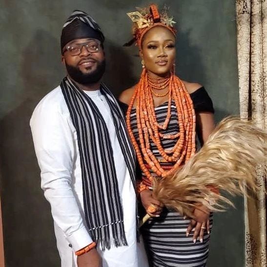 Edo traditional attire for bride