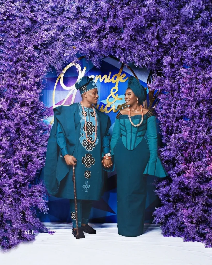 Nigerian traditional wedding attire 