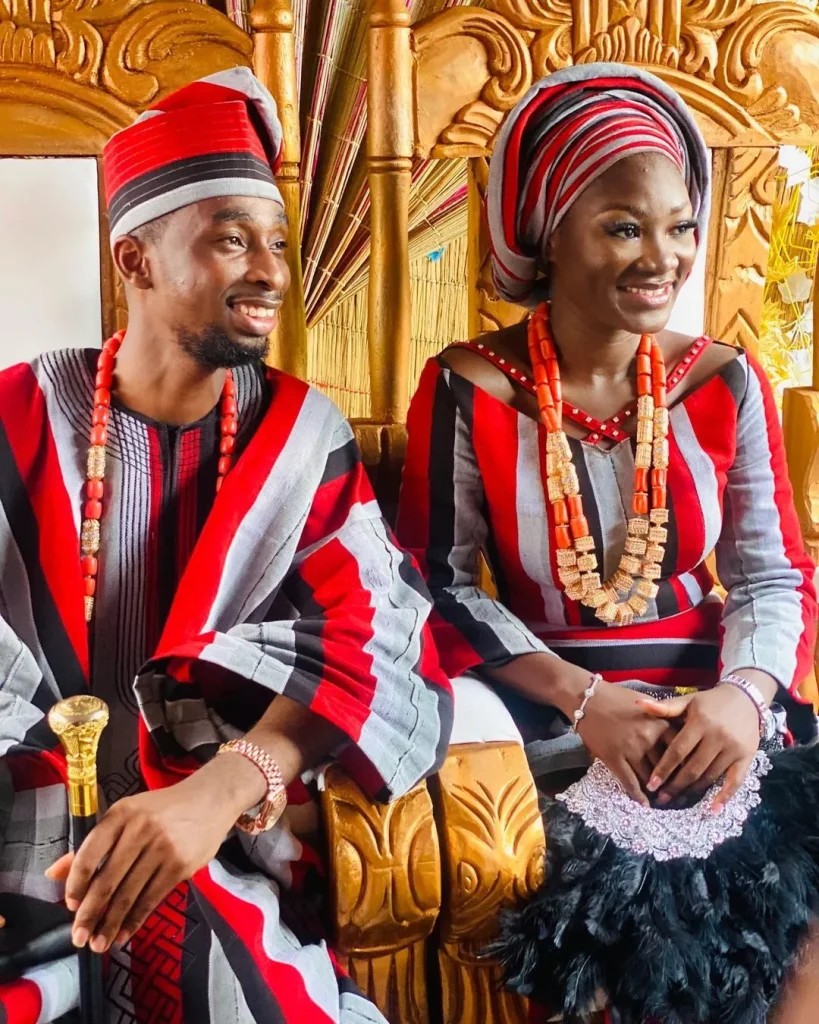 African traditional wedding attire