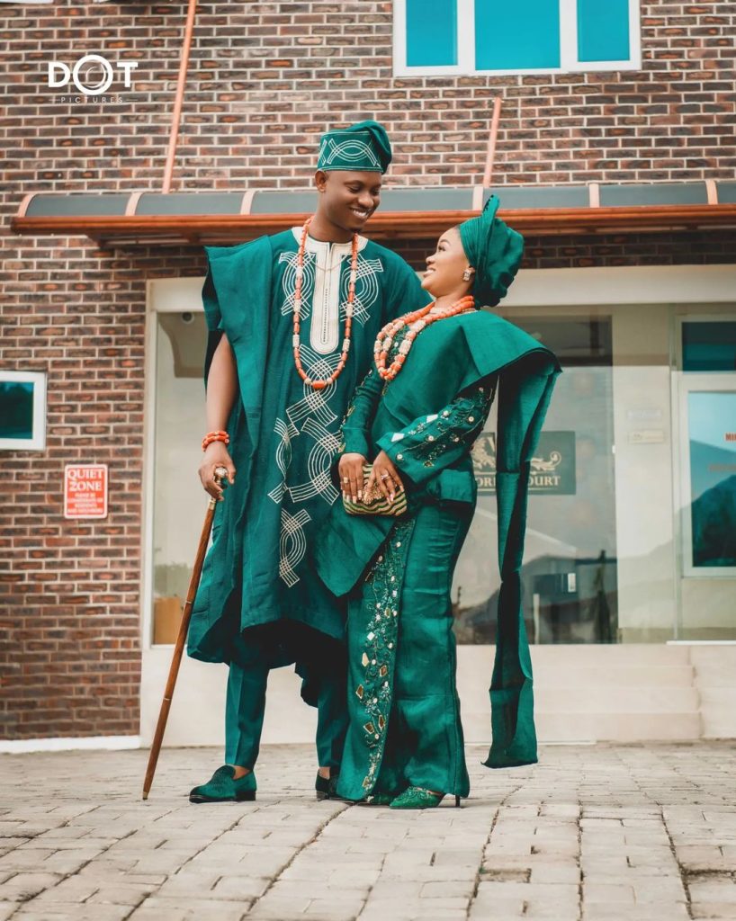 Iro and Buba for Yoruba brides