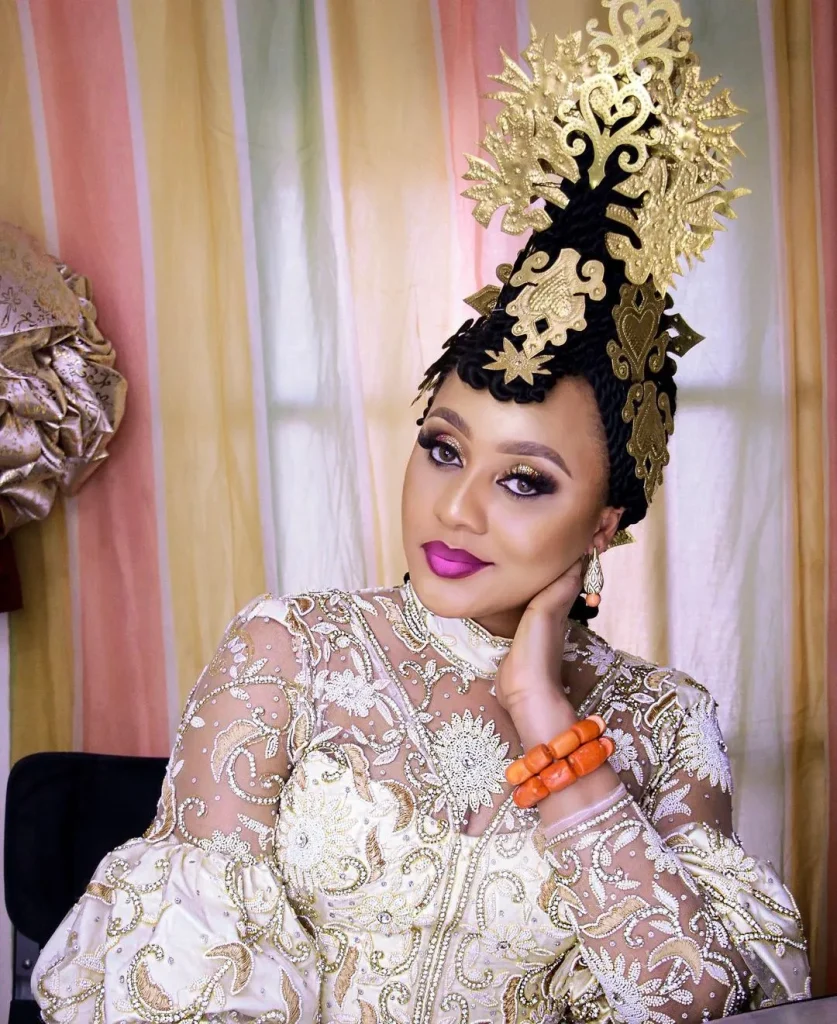 Calabar Bride In Beautiful Efik Traditional Wedding Attire