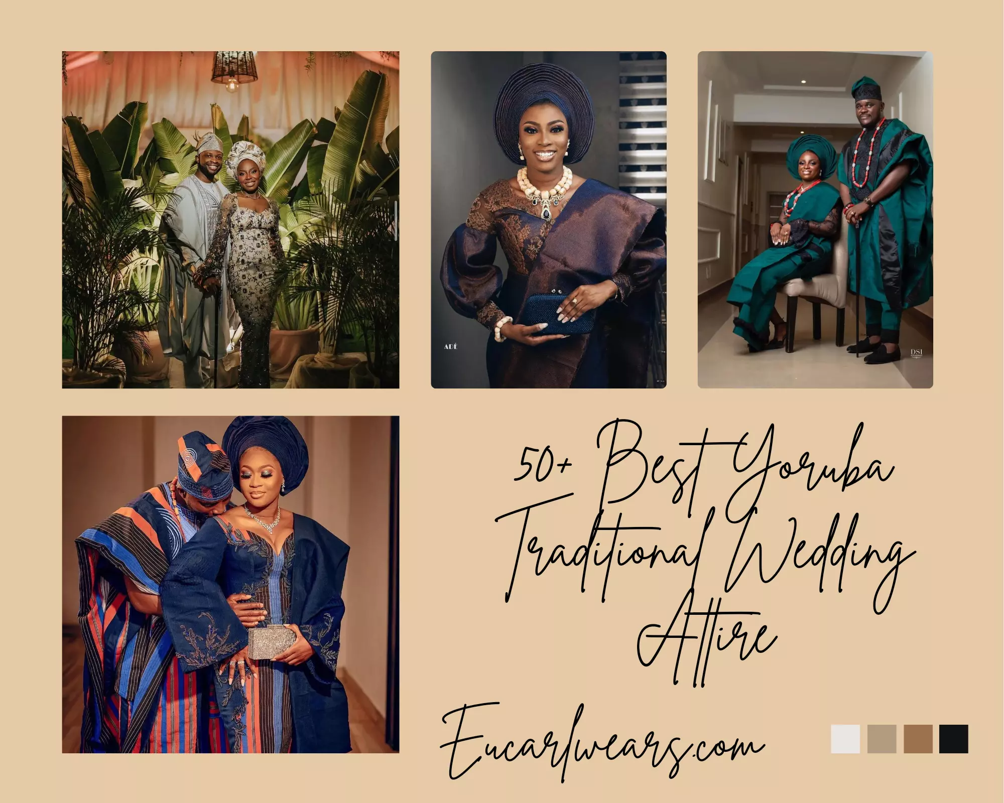 Yoruba traditional wedding attire