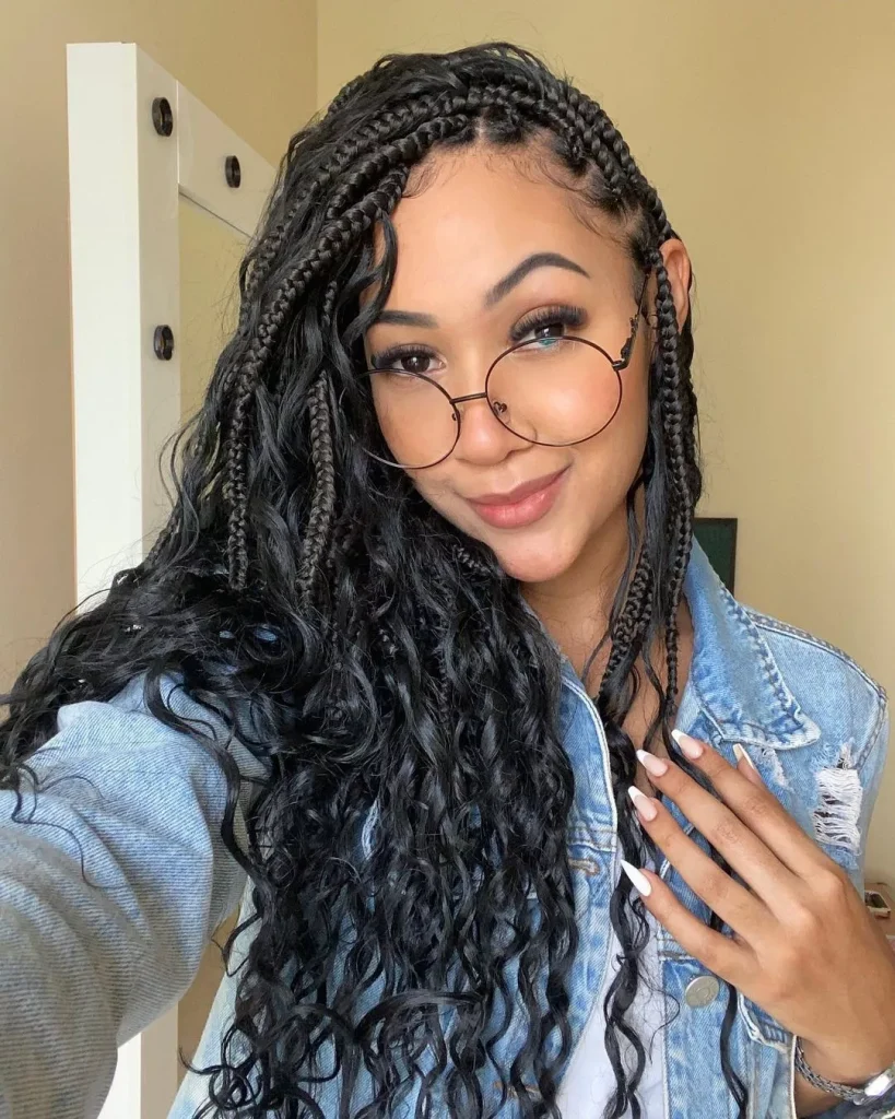 Box braids women