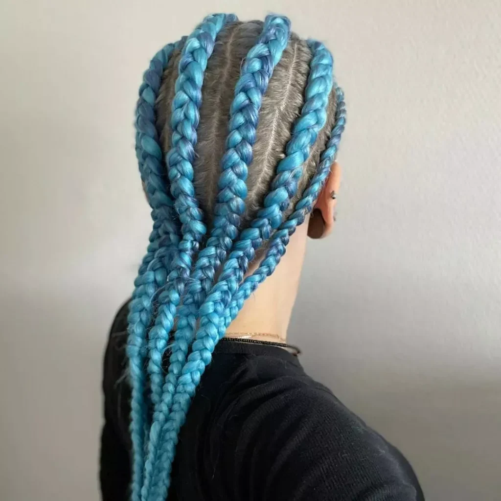 Cornrow braids