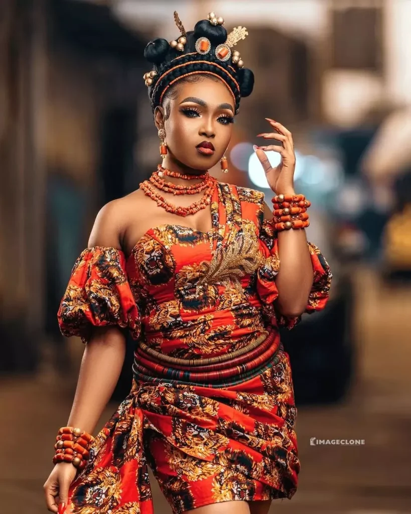 Jigida and coral beads for igbo brides