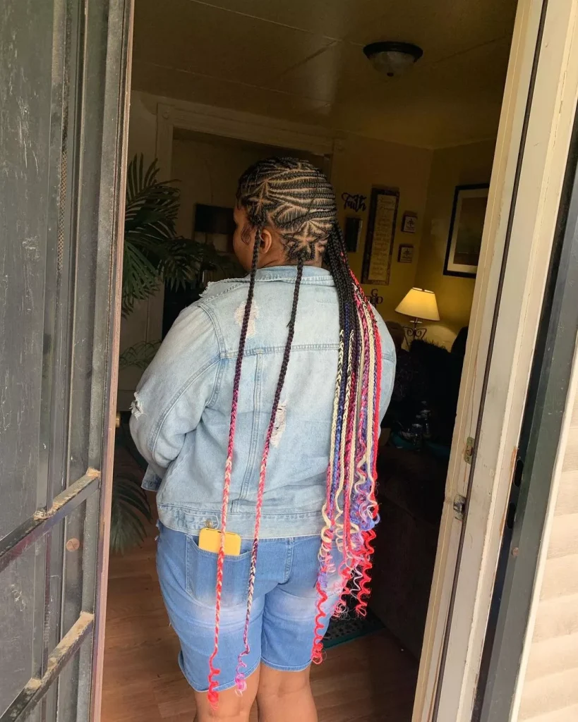 Lemonade all back braids