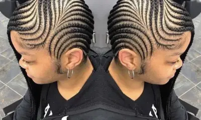 Tribal Braid Styles On Side Part