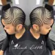 Tribal Braid Styles On Side Part