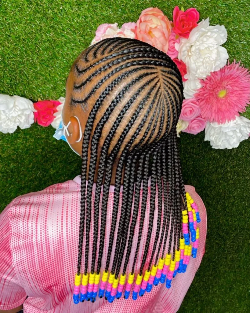 Cornrows for girl child