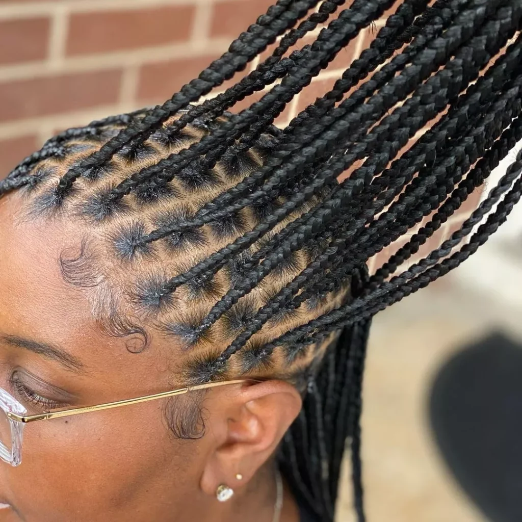 Small box braids