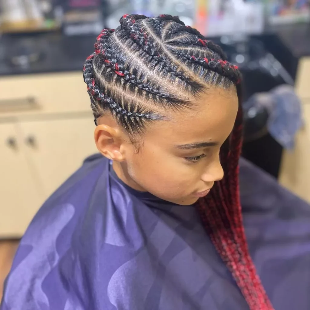 Cornrow styles for little girls