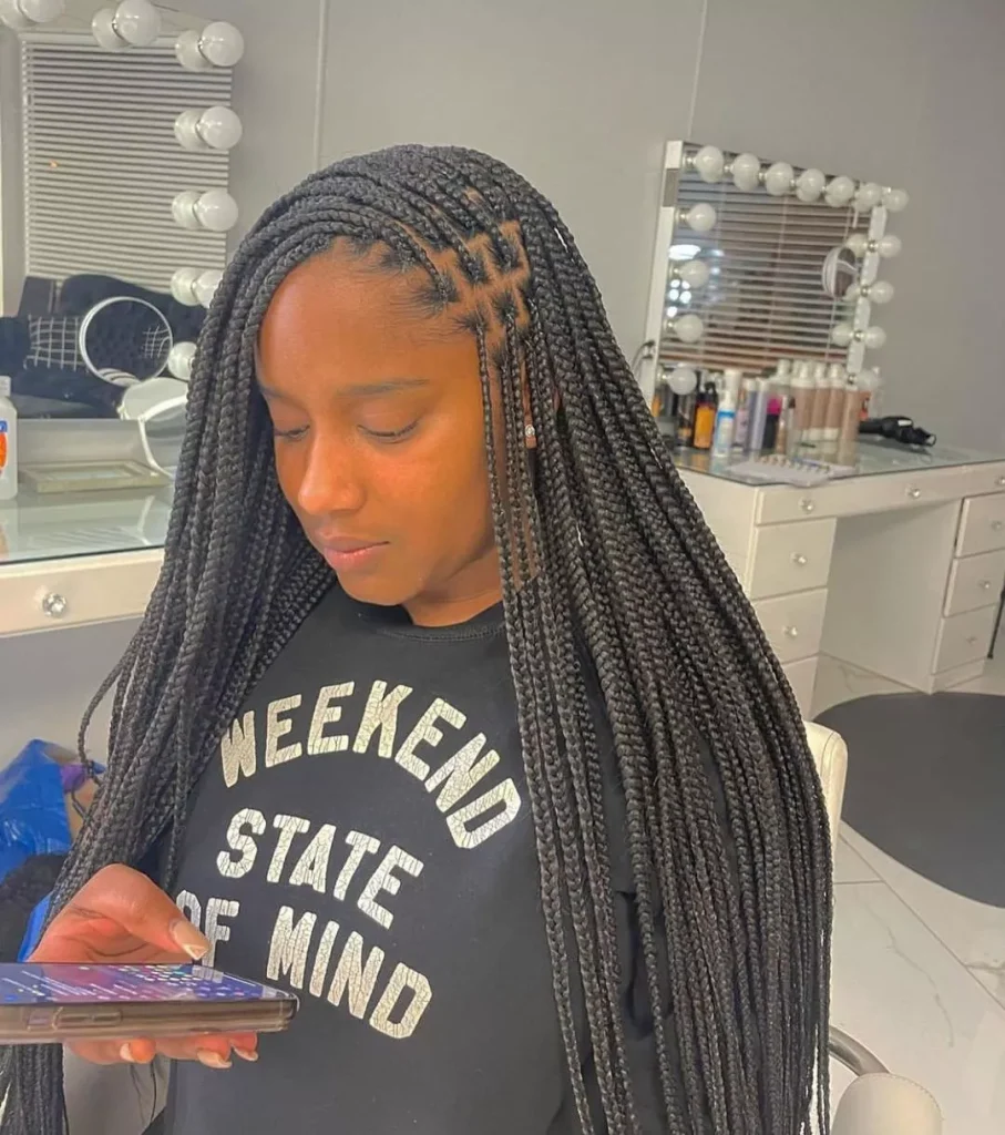 Small box braids
