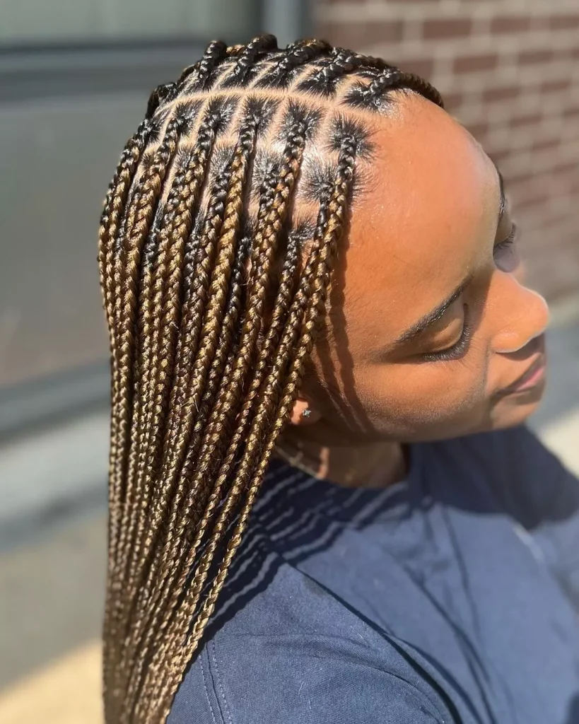 Small box braids