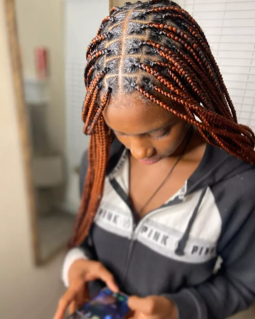 Small box braids