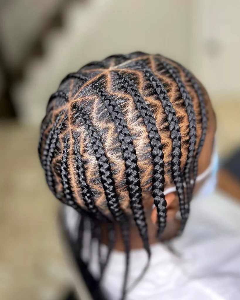 Celebrity cornrow braids