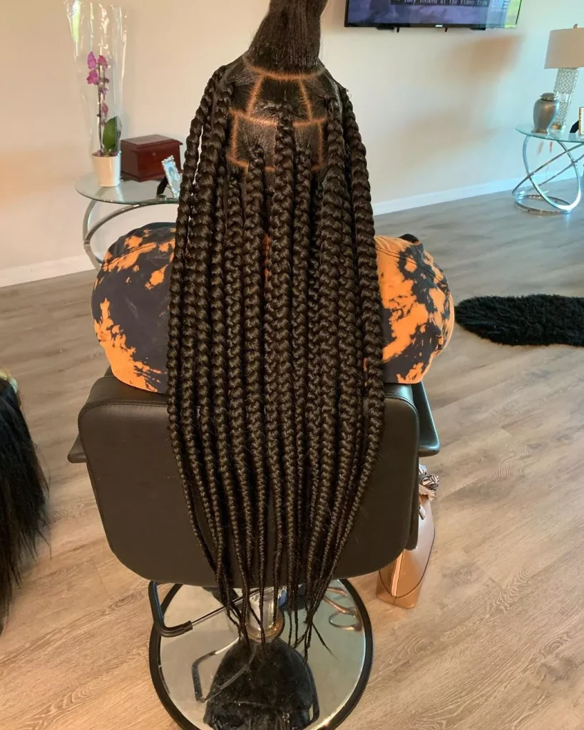 Big box braids