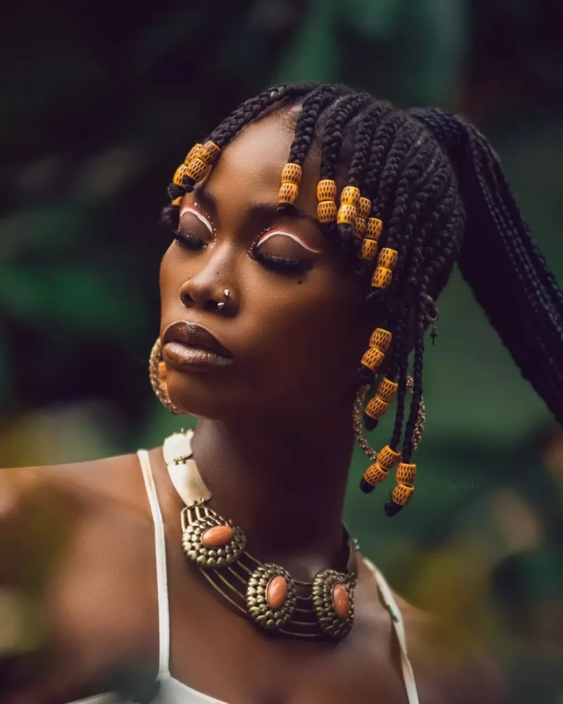 Tribal Braids With Beads